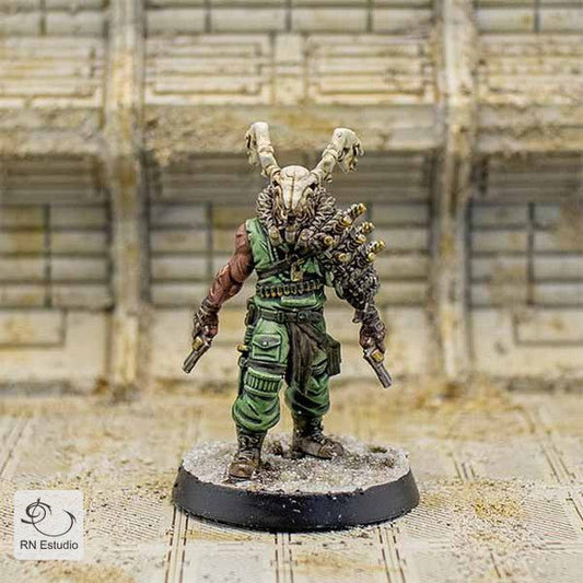 Devil Wheeler – The Wasteland Bounty Hunter Miniature for Tabletop Games - We Print Miniatures