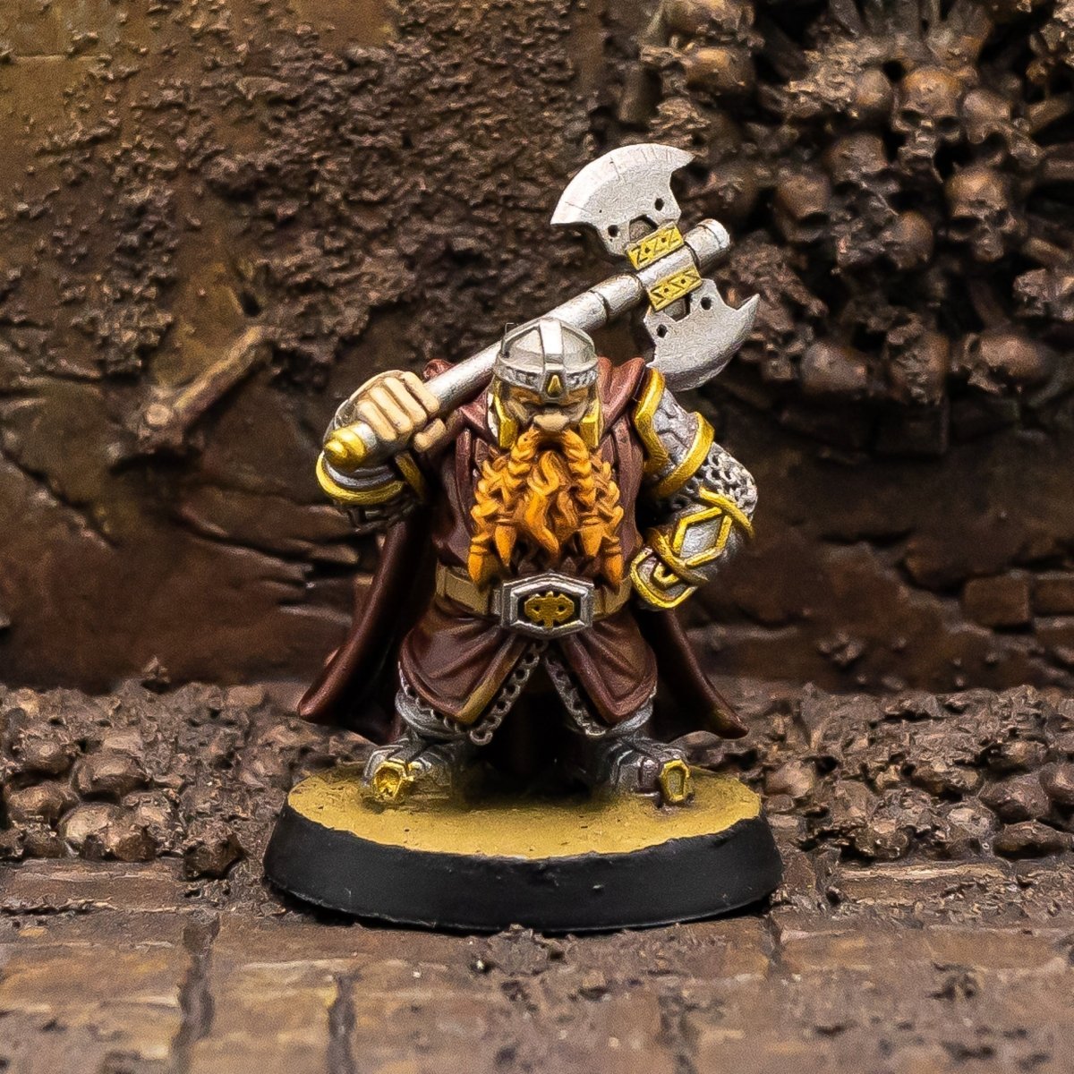Dwarf Uddir Thunderaxe – A Stalwart Warrior for Fantasy Tabletop Games – We  Print Miniatures, image size:1200x1200
