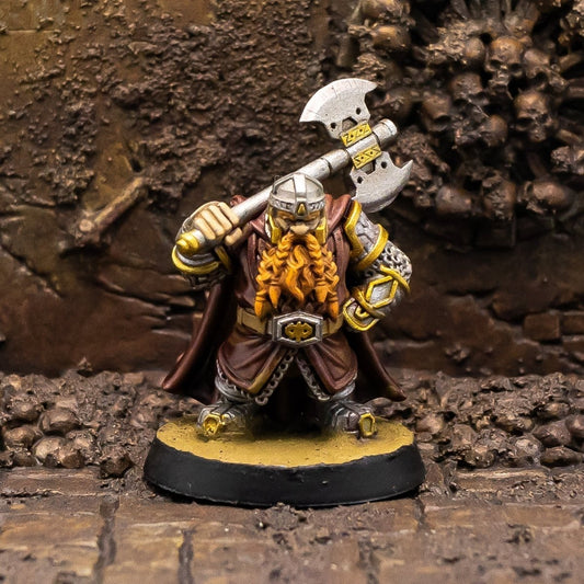 Dwarf Uddir Thunderaxe – A Stalwart Warrior for Fantasy Tabletop Games - We Print Miniatures