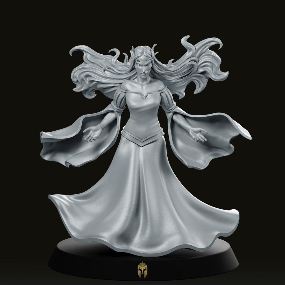 Elven Queen Fey Witch Miniature - We Print Miniatures