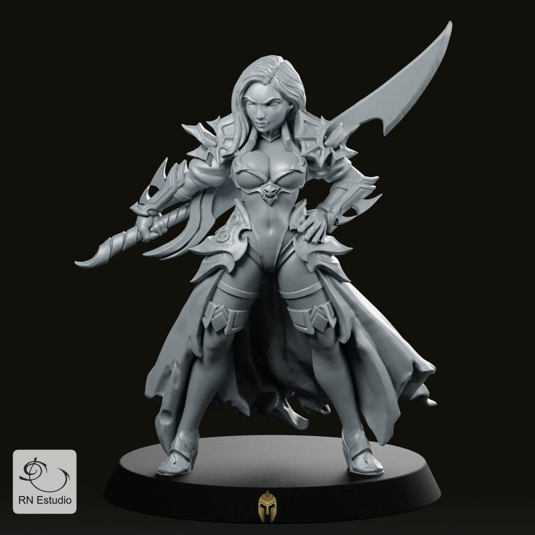 Fantasy Dalila Sword Miniature – A Fierce Warrior for Tabletop RPGs - We Print Miniatures