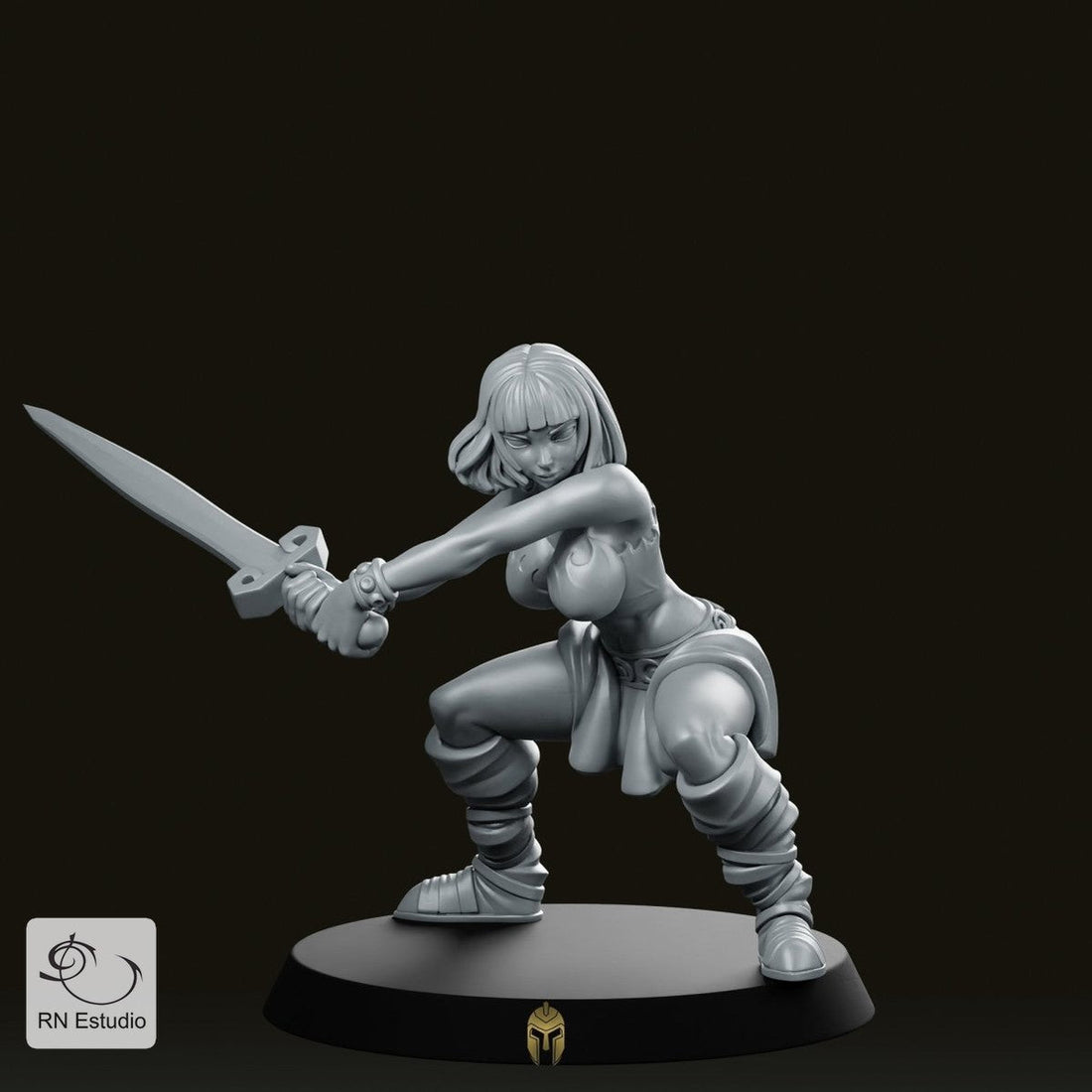 HeroQuest Barbarian Female Hero – The Fearless Warrior Who Breaks the Rules - We Print Miniatures