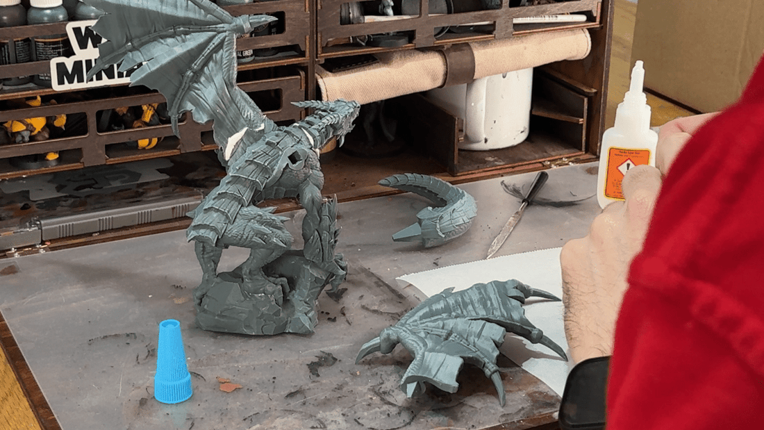 🔥 Ivoran, the Obsidian Dragon – Cast n Play Build | Fantasy Miniature Showcase - We Print Miniatures