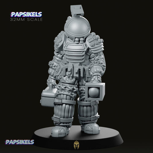 Jake Blake, Space Marine Encounter Suit Alpha – Sci-Fi Miniature for Tabletop Wargames - We Print Miniatures