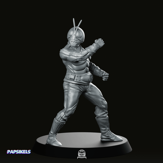 Masked Cyber Rider Classic 2 Miniature - We Print Miniatures