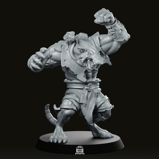 Rat Giant 02 Miniature – A Cunning Predator from the Depths - We Print Miniatures