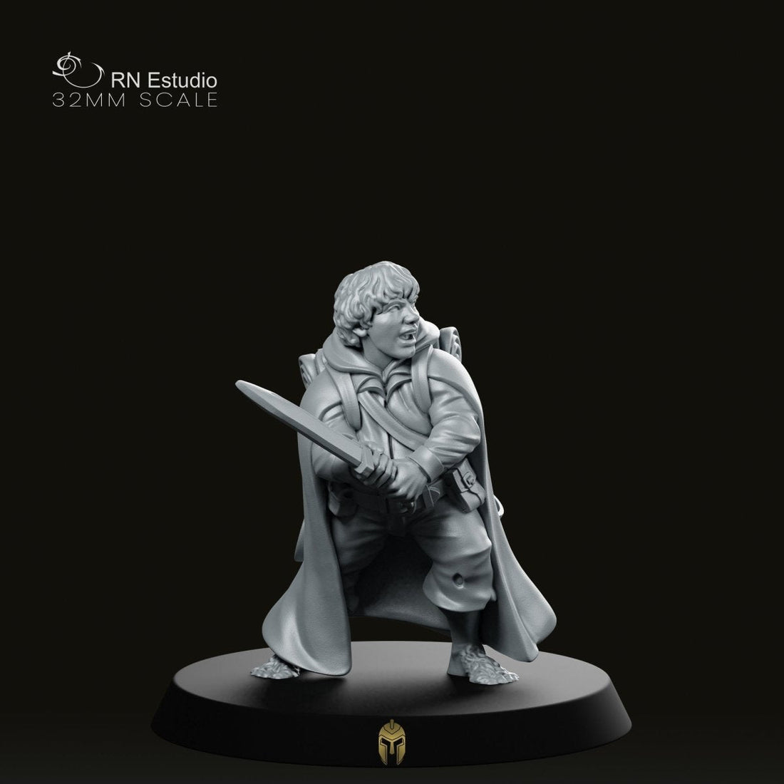 Sami the Halfling – A Bold and Fearless Miniature for Fantasy RPGs - We Print Miniatures