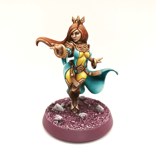 Sapphire – Enigmatic Sorceress Miniature for Fantasy Tabletop Adventures - We Print Miniatures