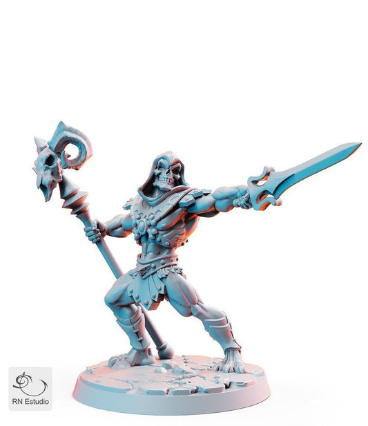 Skulldor Fantasy Miniature – A Dark and Fearsome Warrior for Tabletop Games - We Print Miniatures