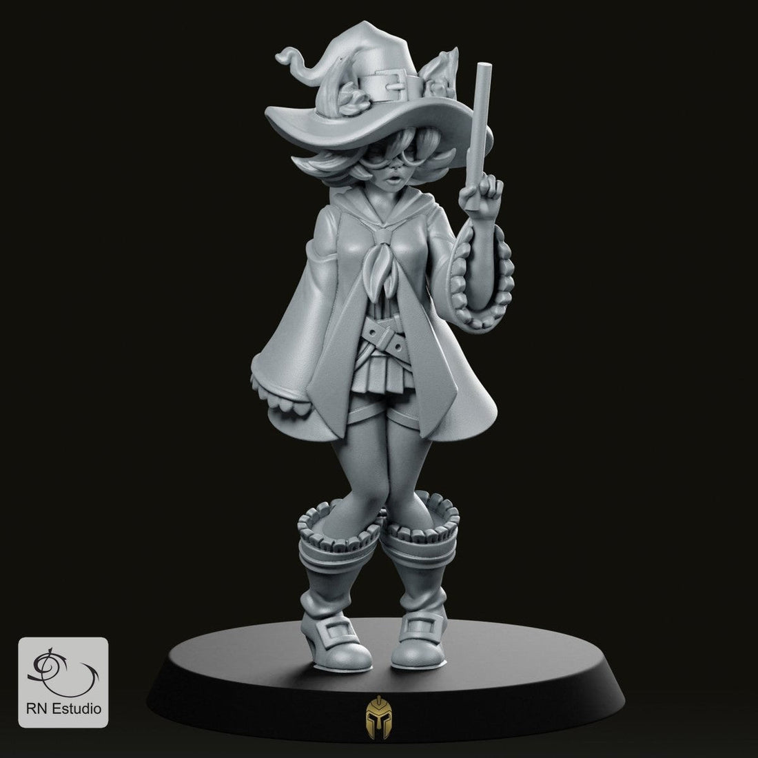 Sorceress Sunny Mage Miniature – The Playful Yet Perilous Sorceress - We Print Miniatures