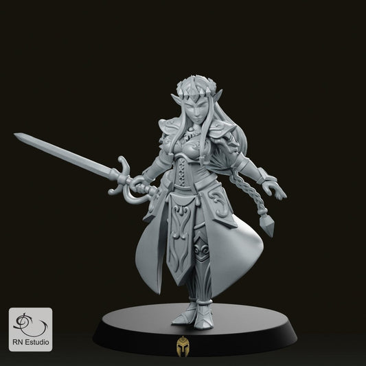 Zalidra Elven Princess – A Vision of Elegance and Power - We Print Miniatures