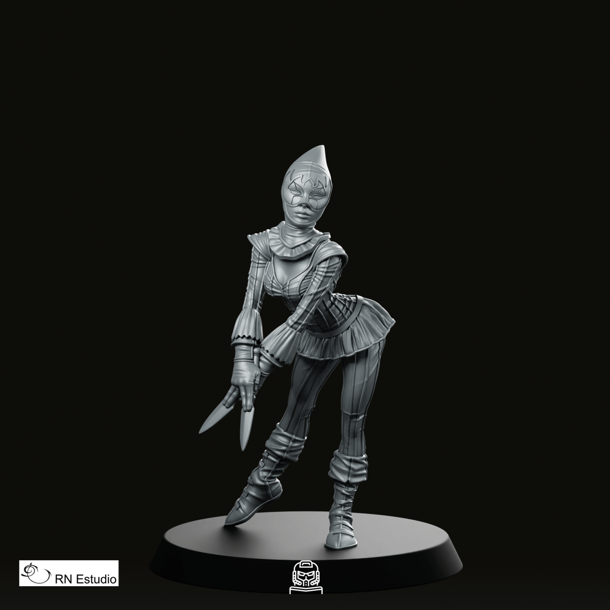 12 Cantatrice Miniature - RN Estudio - We Print Miniatures