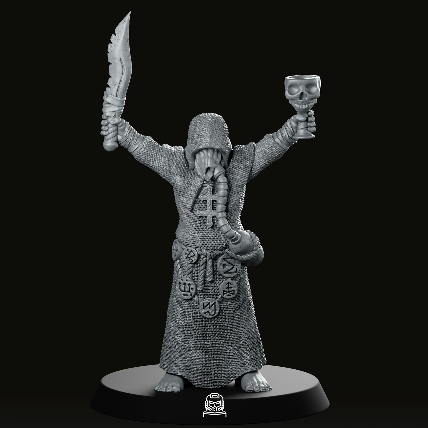 Cultist Dagger And Cup Miniature