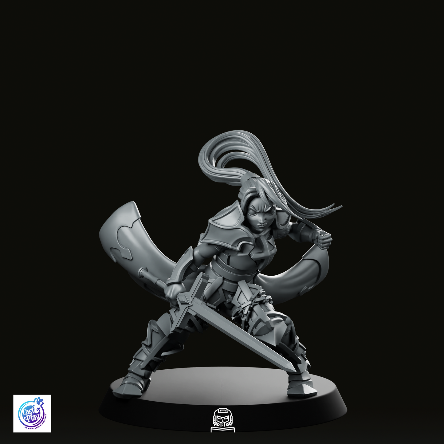 Fighter Dodging Miniature