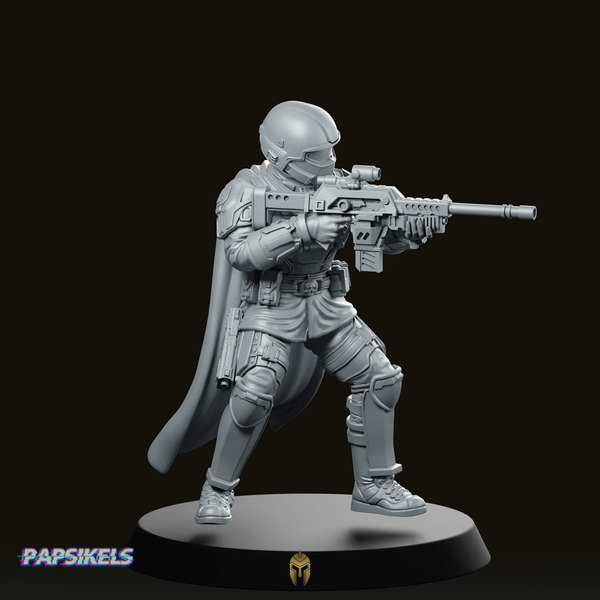 Democracy Helljumper A6 Sniper Miniature - We Print Miniatures