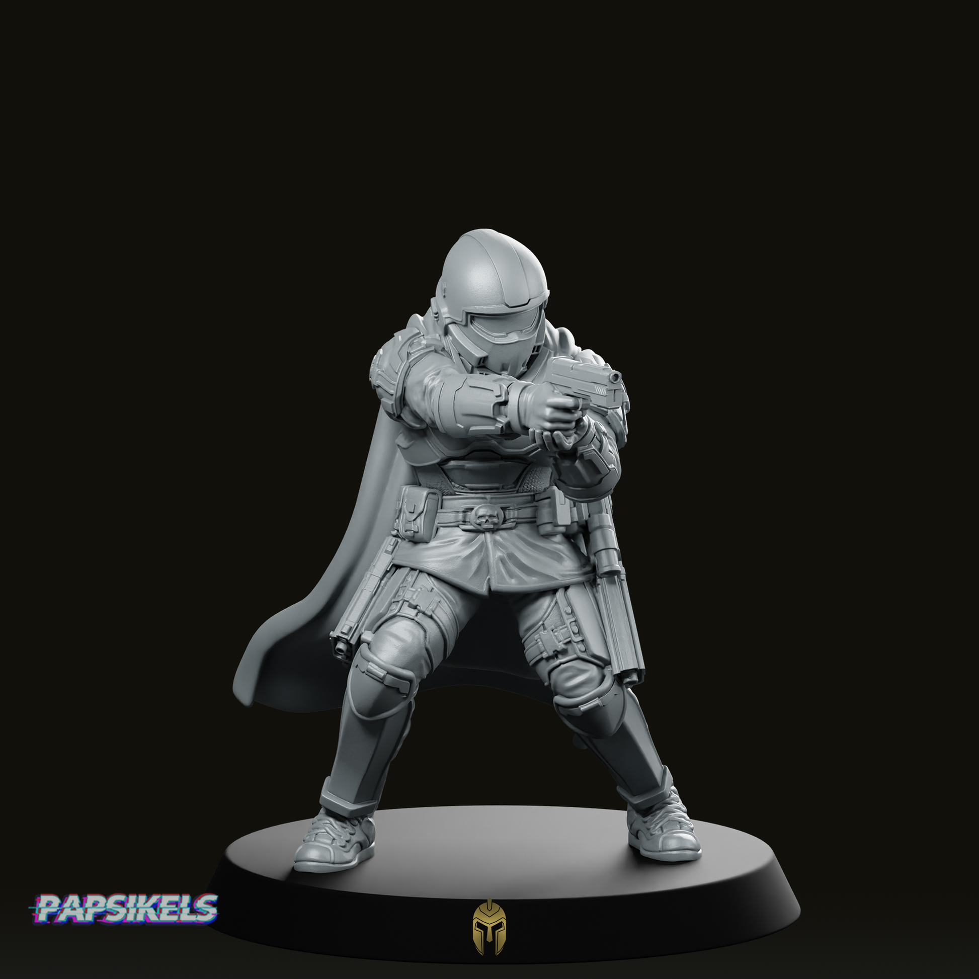 Democracy Helljumper A9 Pistol Miniature - We Print Miniatures