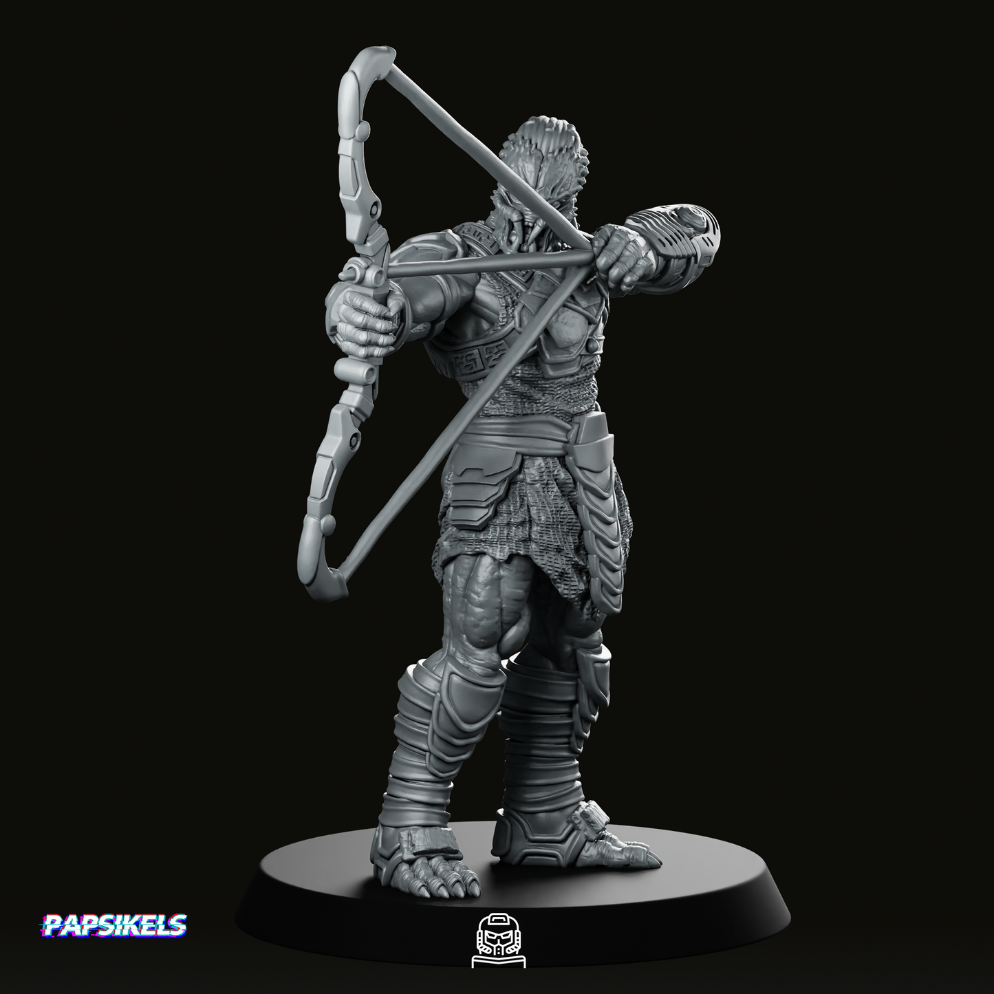 Young Outcast Skull Hunter Dek 3 Miniatur
