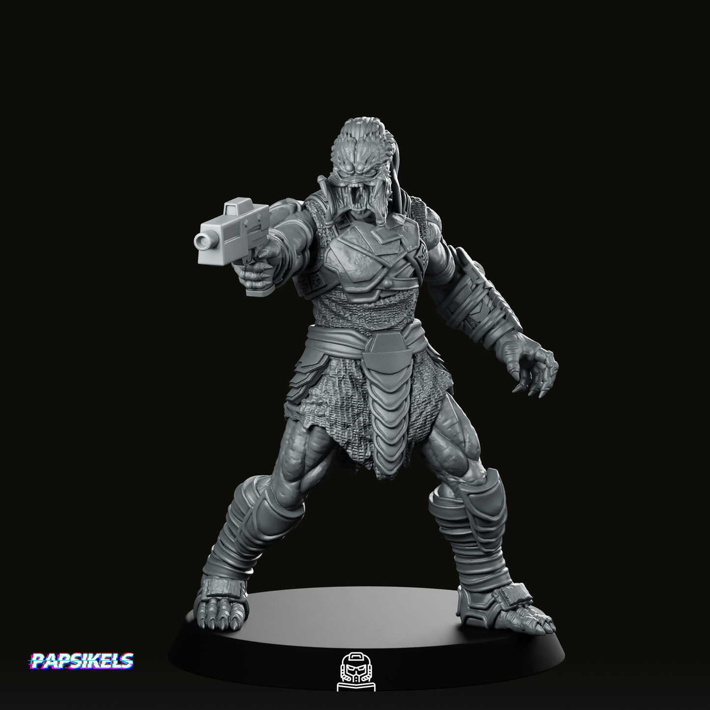 Young Outcast Skull Hunter Dek 5 Miniatur