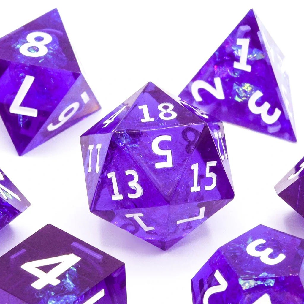 Arcane Prism | Sharp Edge Dice | 7 Piece Set - Tabletop Dominion - We Print Miniatures
