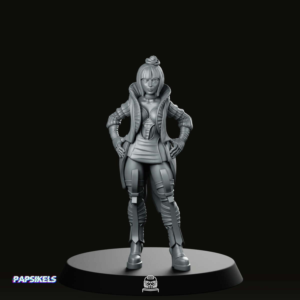 Artificial Intelligence Network Newsreader 2 Miniature - Papsikels Miniatures - We Print Miniatures