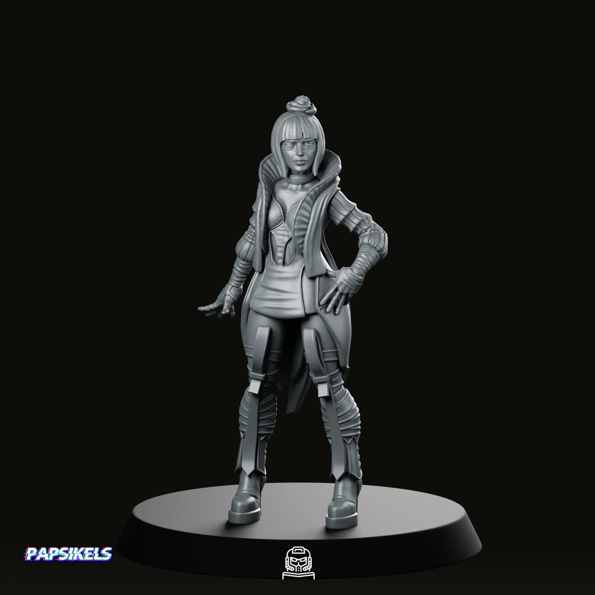 Artificial Intelligence Network Newsreader Miniature - Papsikels Miniatures - We Print Miniatures