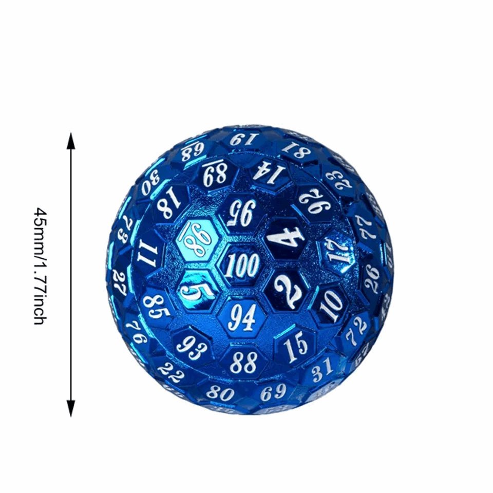 Azure Oracle | 45mm D100 | Metal - Tabletop Dominion - We Print Miniatures