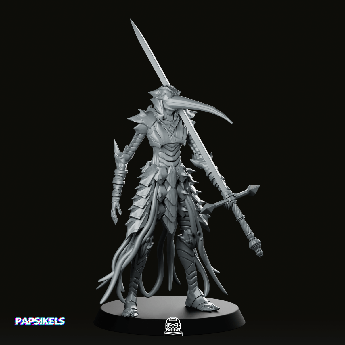 Burgos Plague Knight Trench Crusade Miniature - Papsikels Miniatures - We Print Miniatures