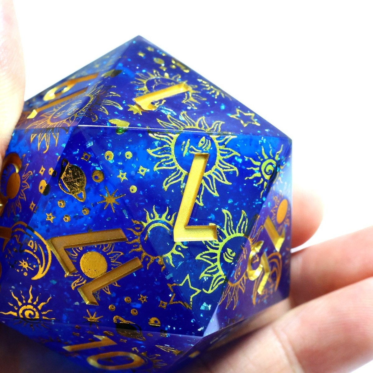 Celestial Body | 50mm D20 | Oversized Art Core Dice - Tabletop Dominion - We Print Miniatures