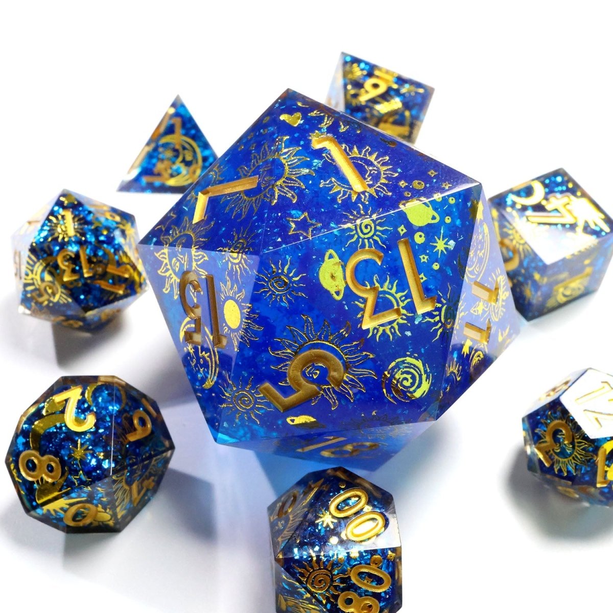 Celestial Body | 50mm D20 | Oversized Art Core Dice - Tabletop Dominion - We Print Miniatures