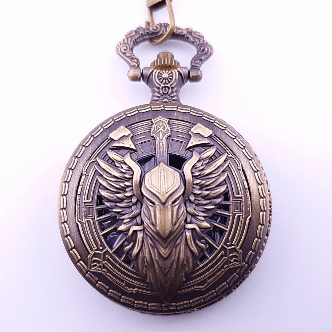 Celestial Champion | Pocket Watch Case | Ancient Gold - Tabletop Dominion - We Print Miniatures