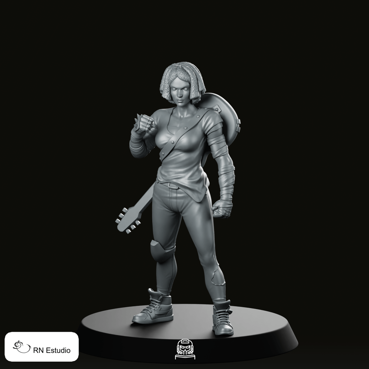 Cherry Streets Of Rage 2 Miniature - RN Estudio - We Print Miniatures