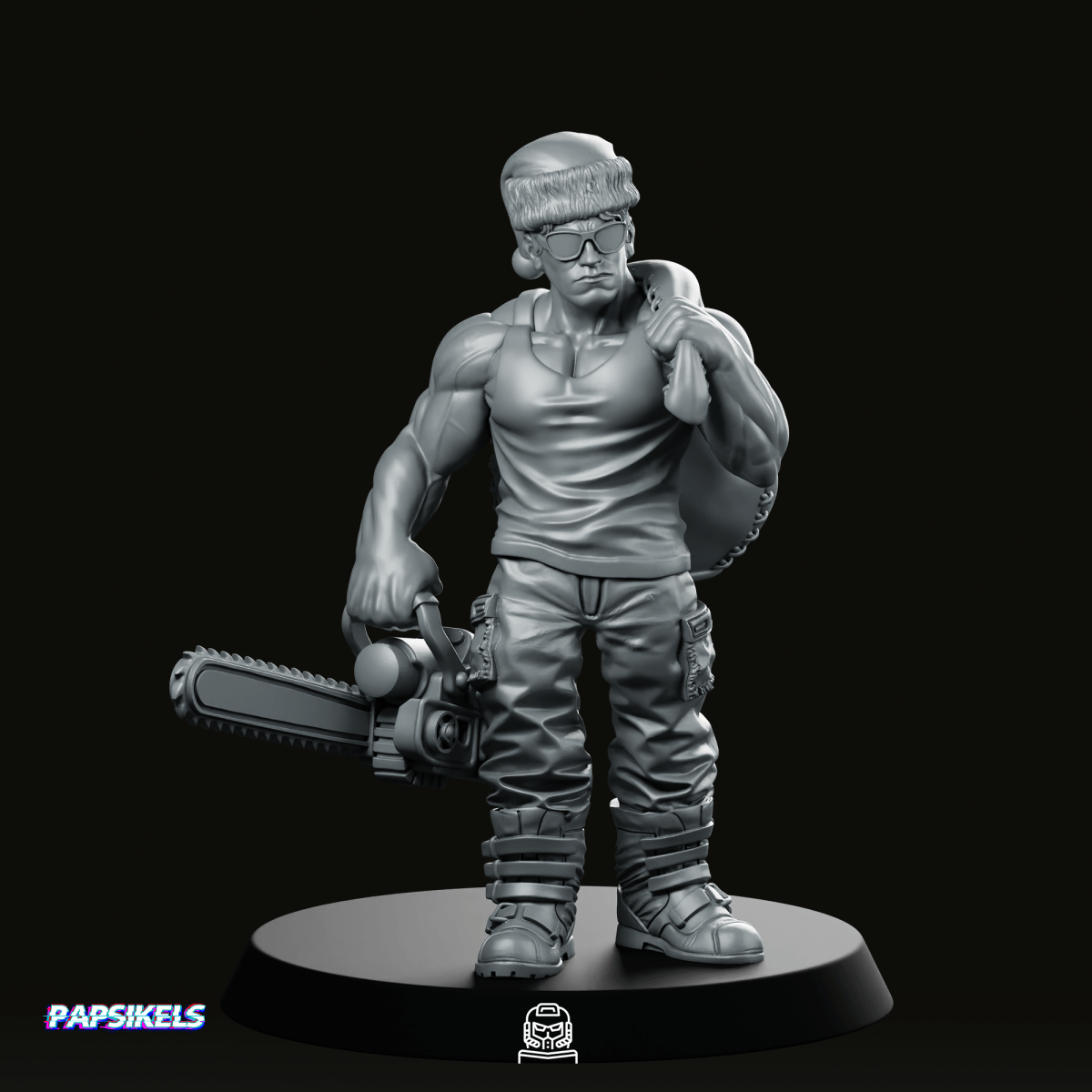 Christmas Arnie Miniature - Papsikels Miniatures - We Print Miniatures