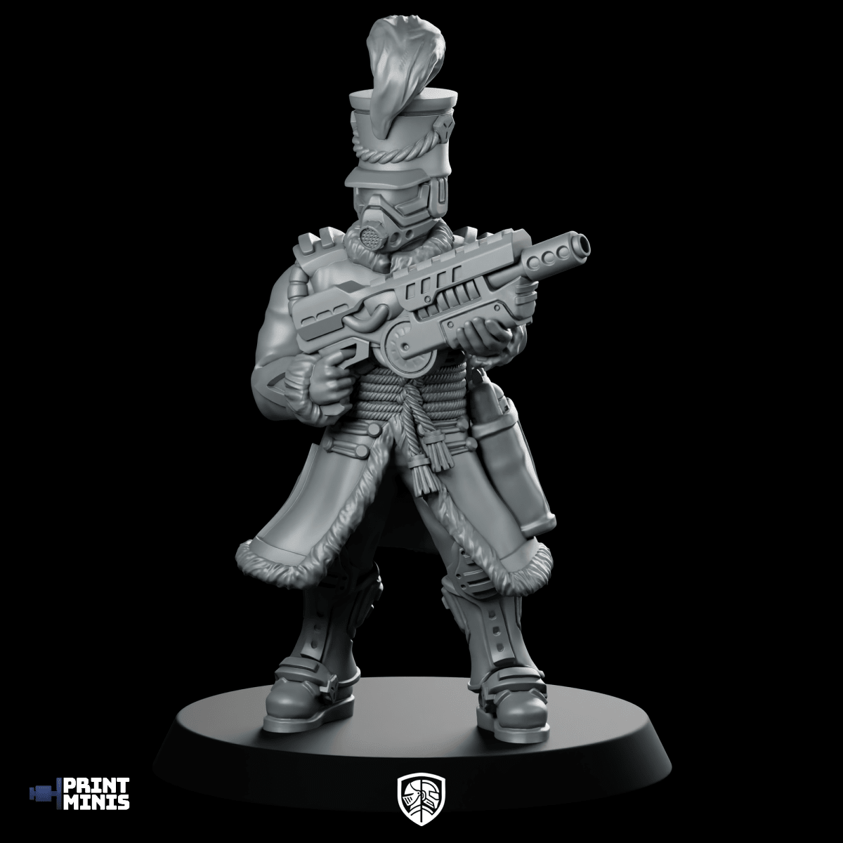 City Watch Noble Guard 2 Officer Fantasy Miniature | We Print Miniatures