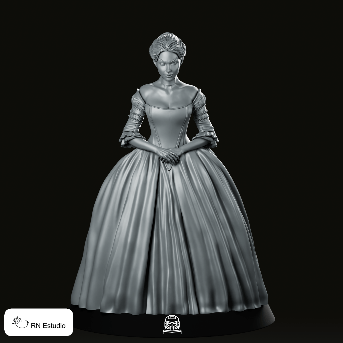 Claire Fraser Scottish Time Traveller Miniature - RN Estudio - We Print Miniatures