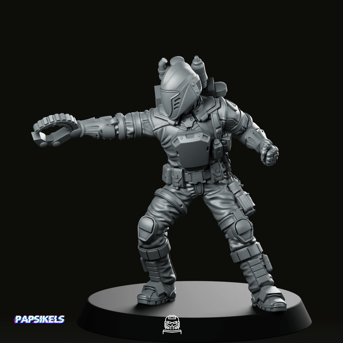 Cobra Battle Android Trooper 4 Miniature - Papsikels Miniatures - We Print Miniatures