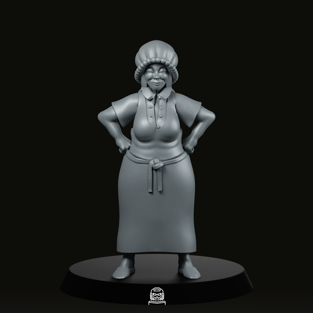 Colonist Female 2 Miniature - Across The Realms - We Print Miniatures