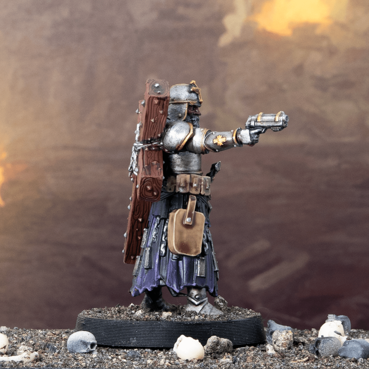 Competition Quiapo Trench Cleric Miniature - Papsikels Miniatures - We Print Miniatures