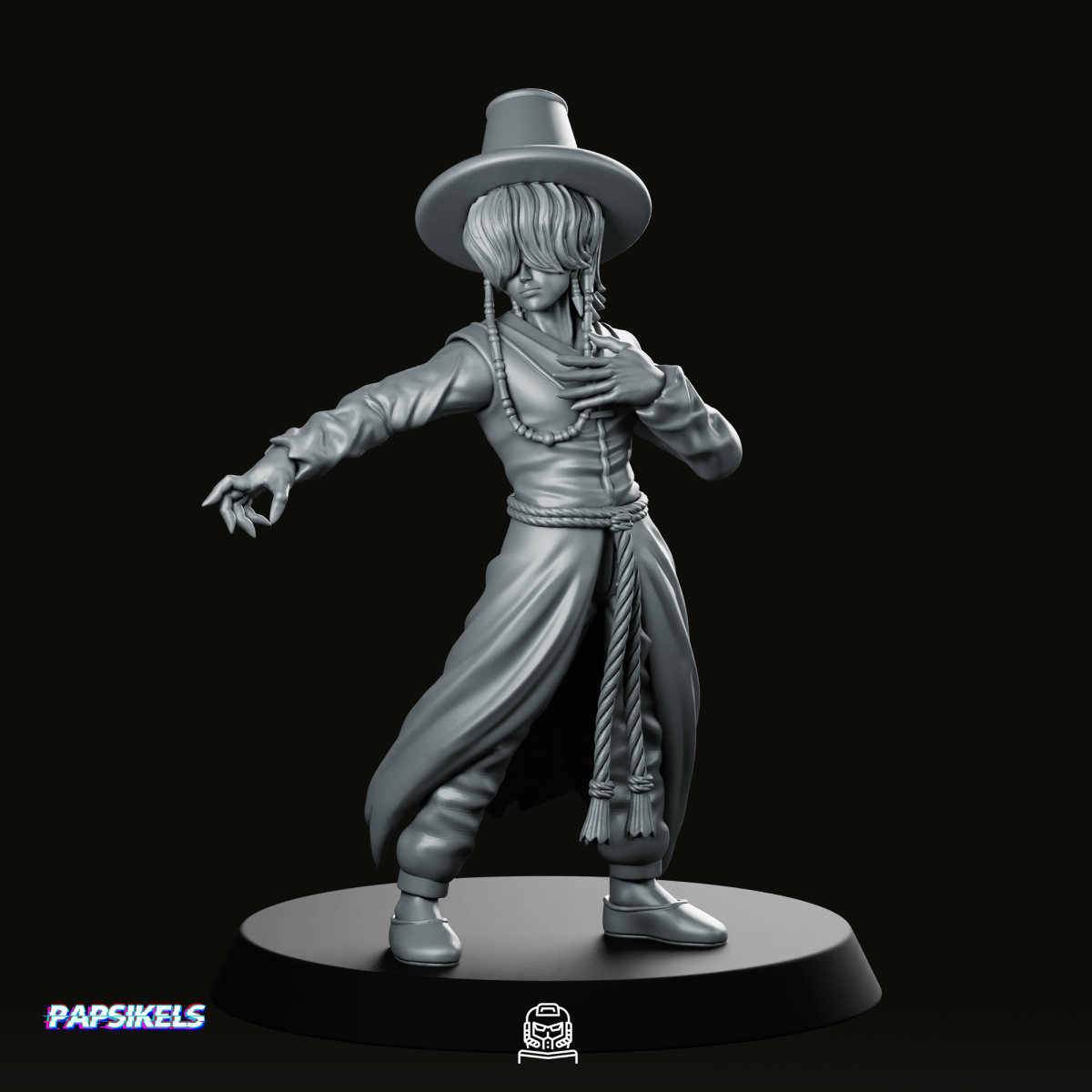 Concert Demon Idol Mystery 2 Miniature - Papsikels Miniatures - We Print Miniatures