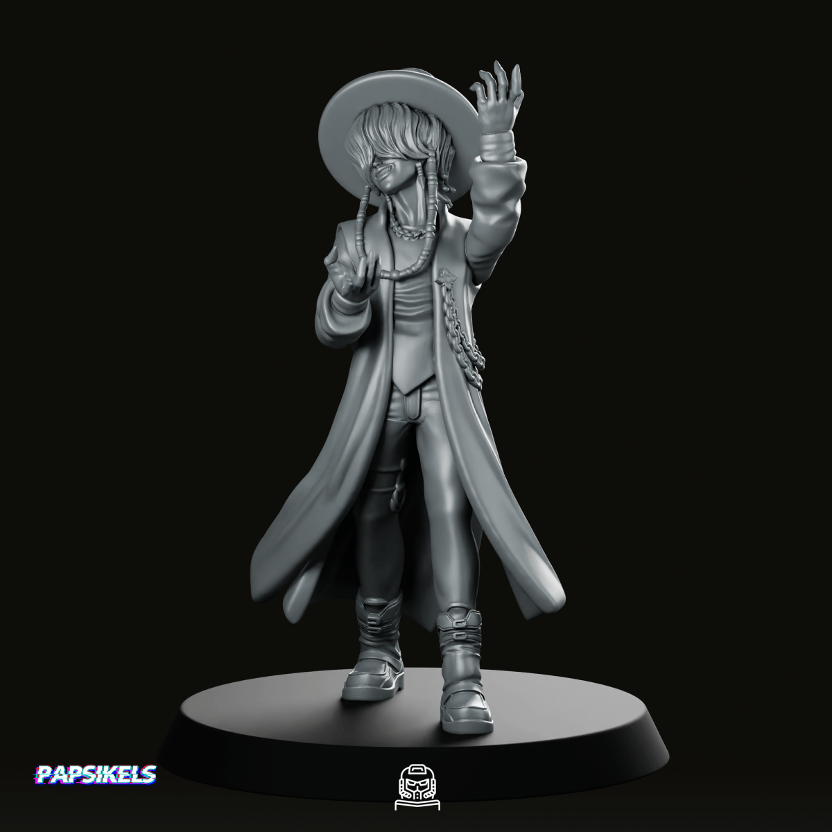 Concert Demon Idol Mystery Miniature - Papsikels Miniatures - We Print Miniatures