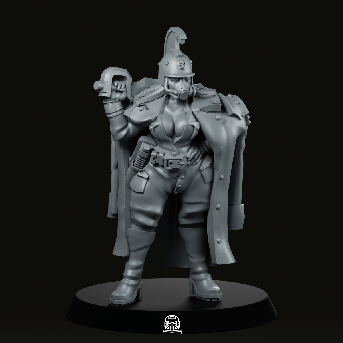 Cult Of Death Marshal Pants Miniature - Across The Realms - We Print Miniatures