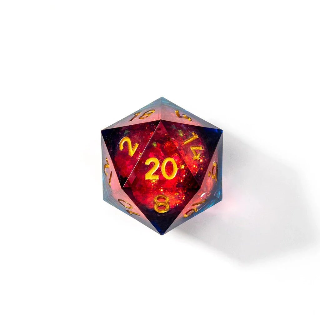 Dawnfire Spark | 33mm D20 | Oversized Liquid Core - Tabletop Dominion - We Print Miniatures