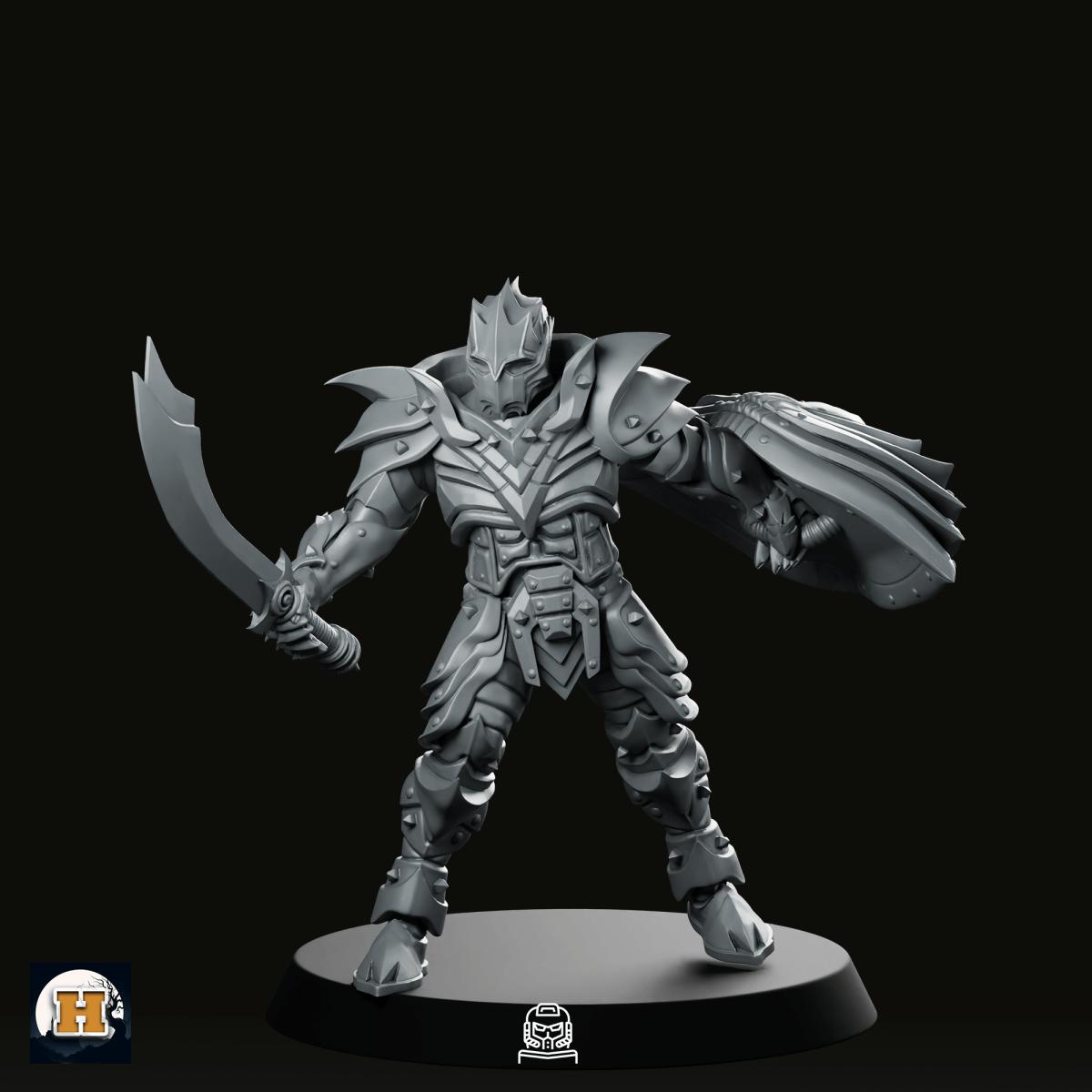 Deadearth Sword 05 Miniature - Haito - We Print Miniatures