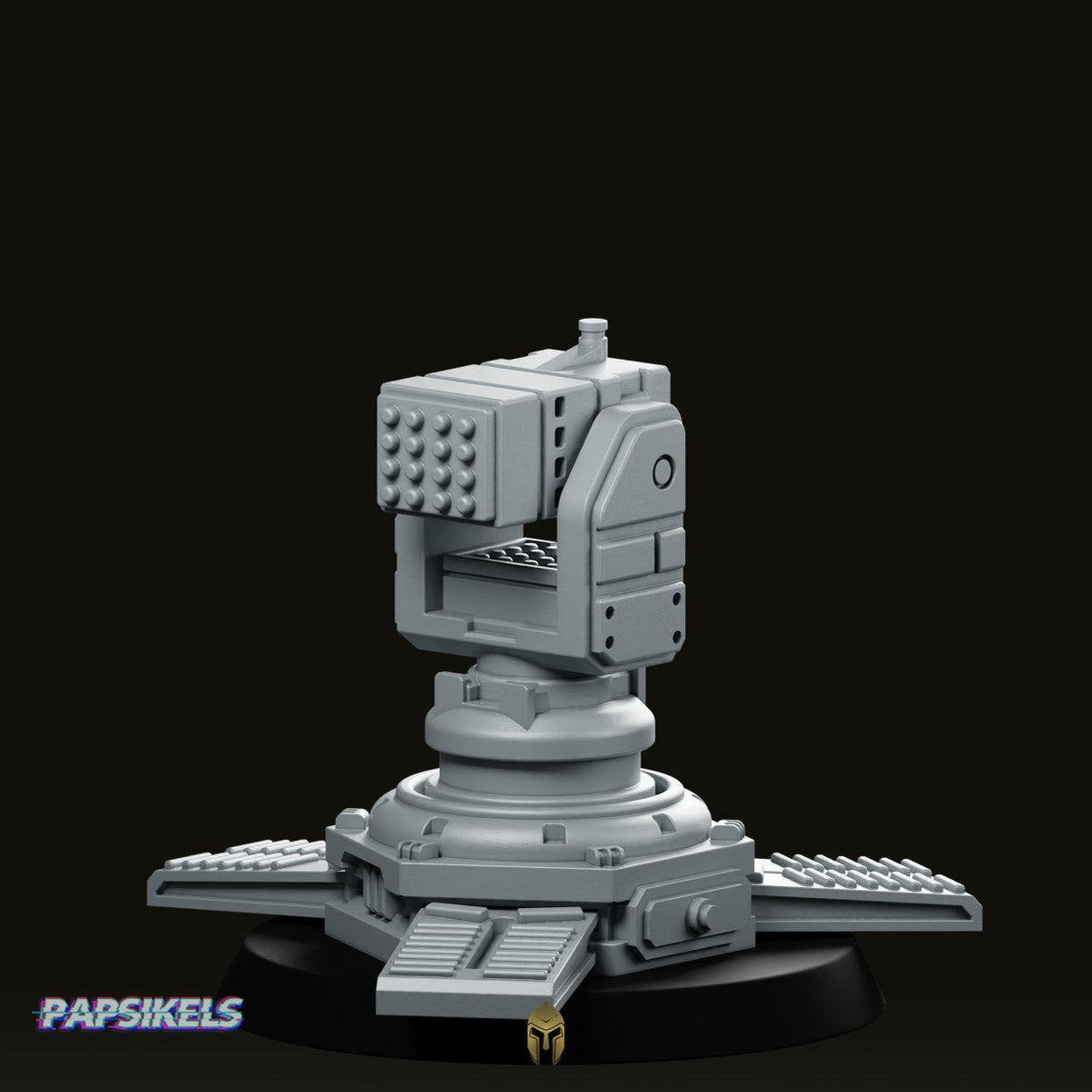 Democracy Rocket Sentry Miniature - We Print Miniatures