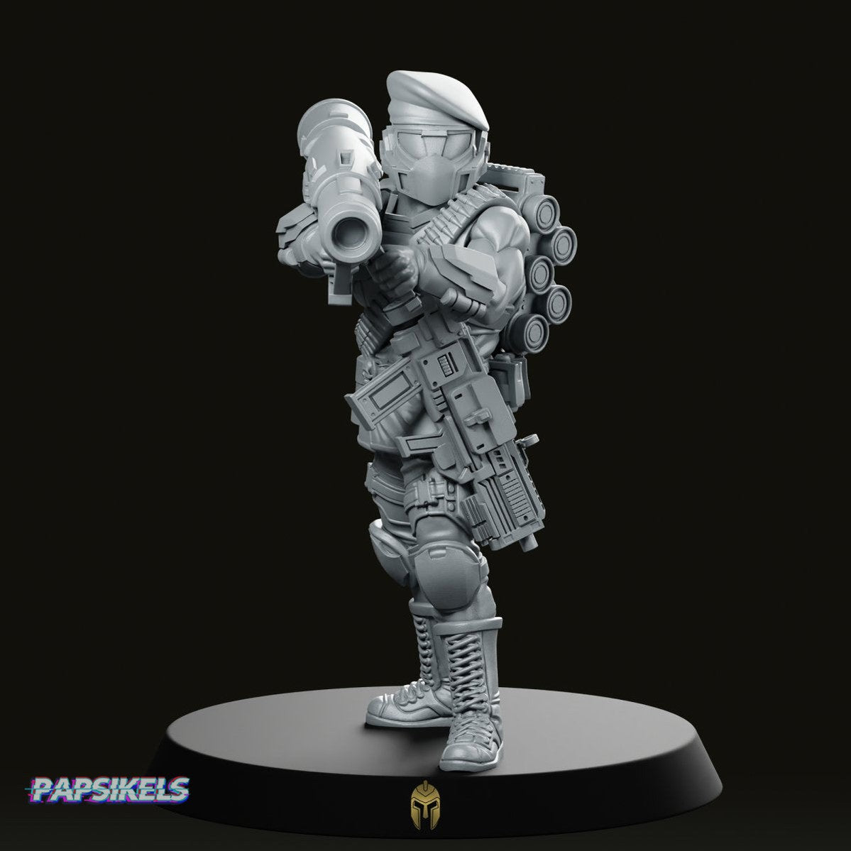 Democracy Trooper Hellhunter A5 Miniature - Papsikels Miniatures - We Print Miniatures