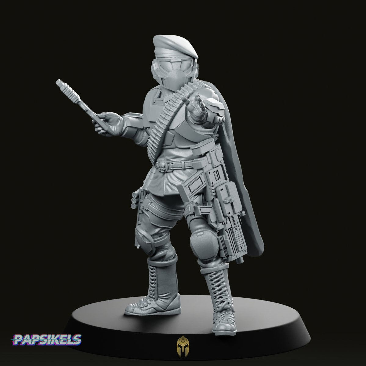 Democracy Trooper Hellhunter A8 Miniature - Papsikels Miniatures - We Print Miniatures