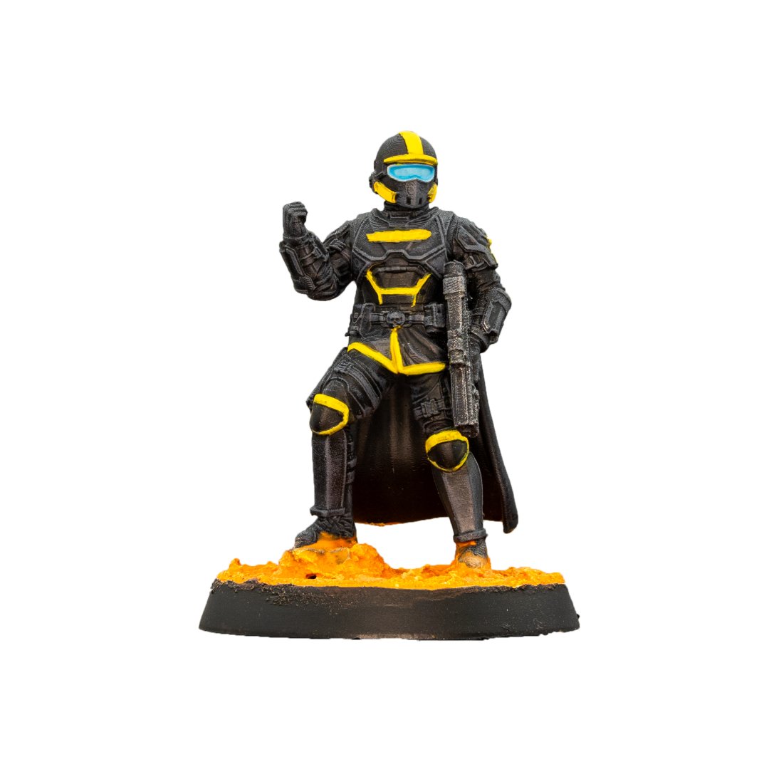Democracy Troopers Helljumper A1 Miniature -Papsikels Miniatures - We Print Miniatures