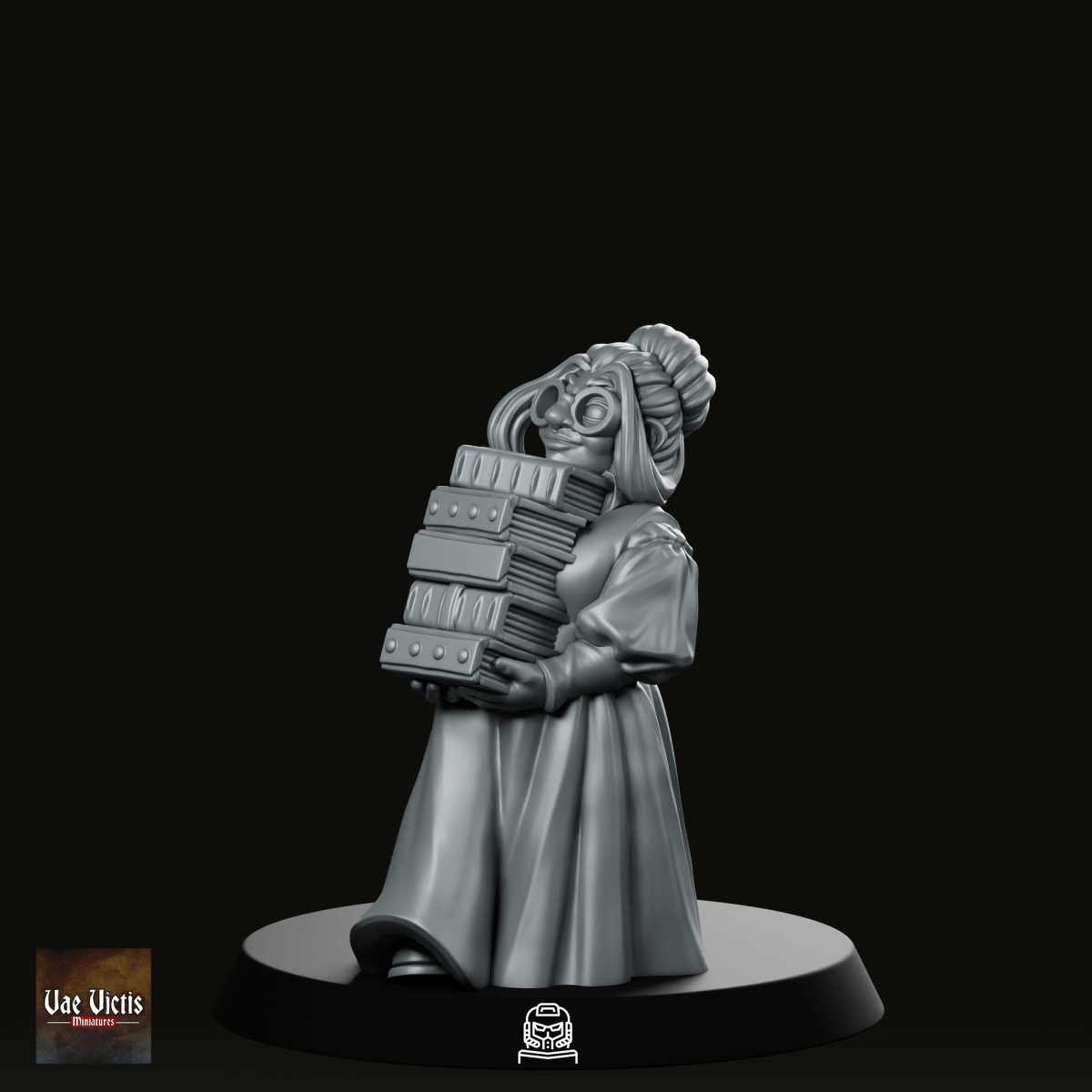 Dwarf Librarian Miniature - Vae Victus Miniatures - We Print Miniatures