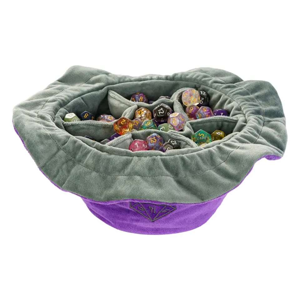 Velvet Vault | Superweiche große Würfeltasche | Lila