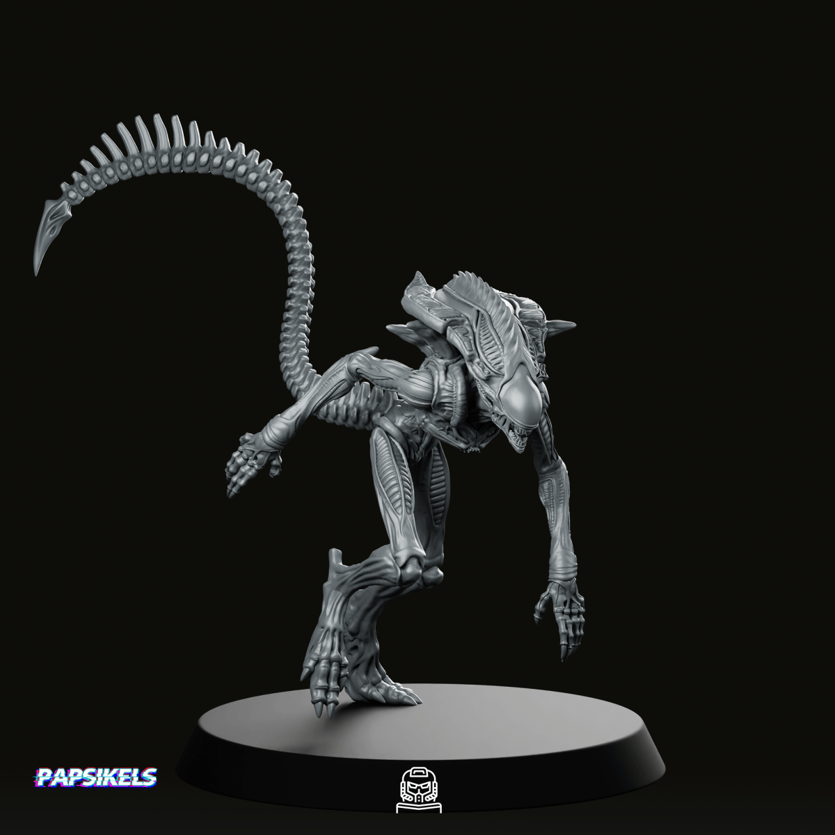 Elite Xeno Praetorian 4 Miniature - Papsikels Miniatures - We Print Miniatures