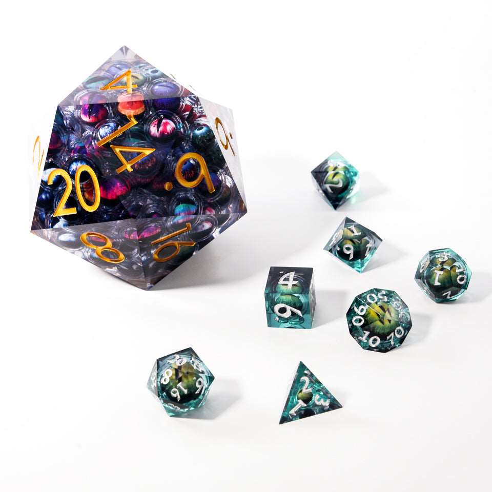 Eyes of Chaos | 85mm D20 | Super - sized Moving Eye - Tabletop Dominion - We Print Miniatures